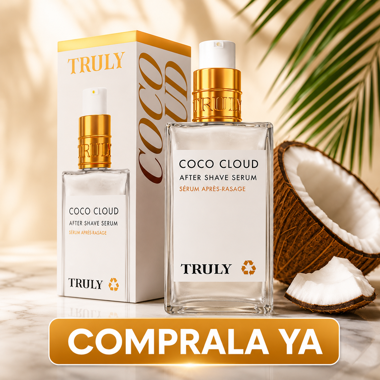 Sérum Viral Anti-Irritación con Coco & Argán - Coco Cloud - Calma, Hidrata, Ilumina