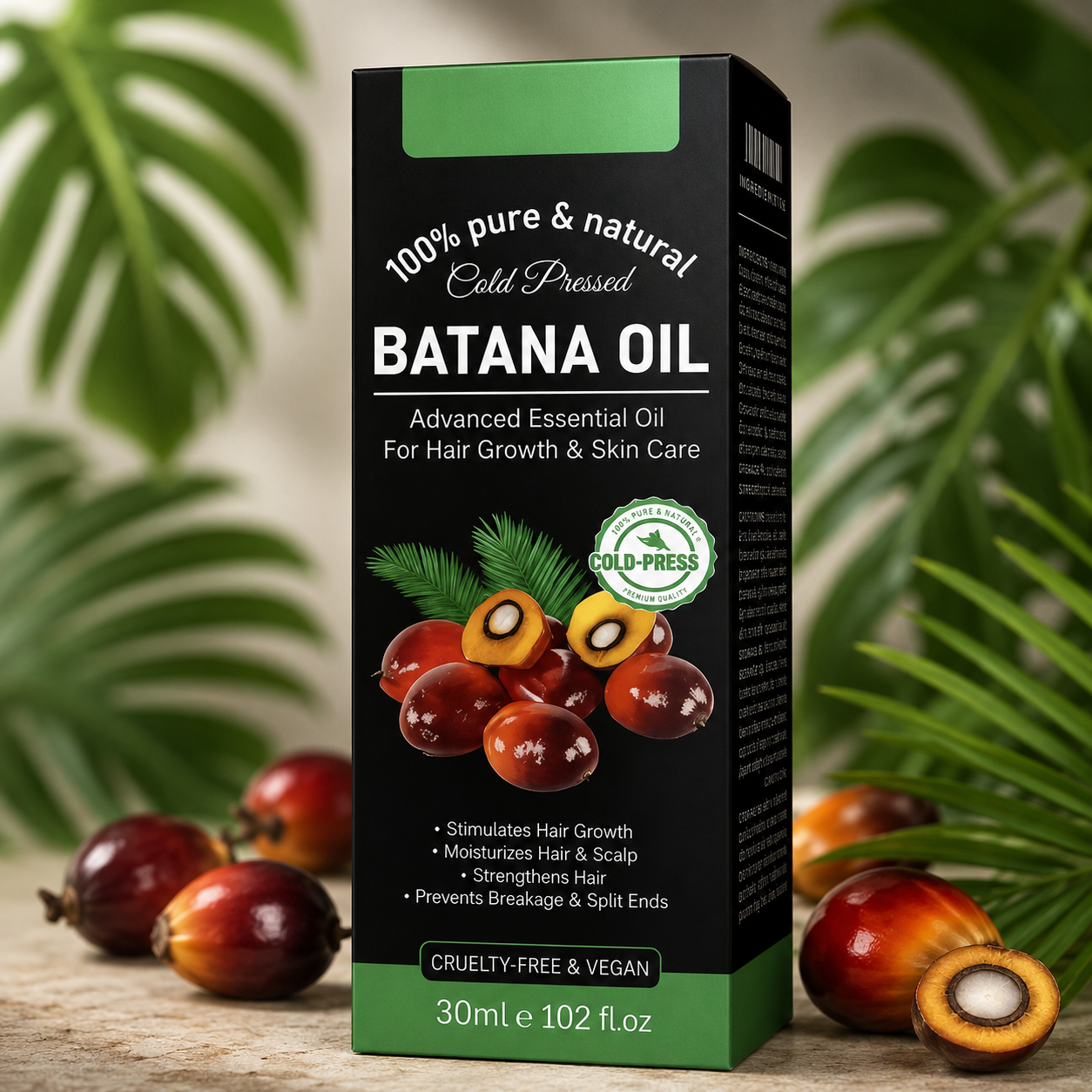 BatanaGlow™- Aceite de Batana 100% Puro — Cabello Más Suave y Brillante desde Casa ✨
