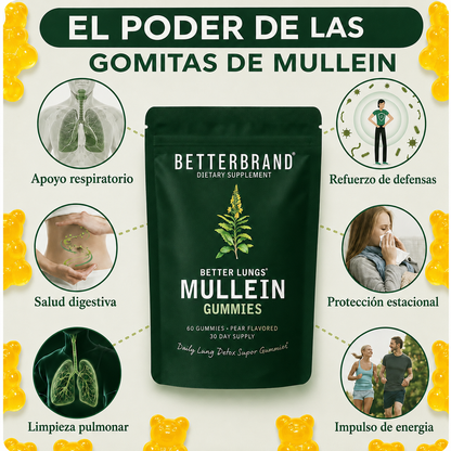 RespiraFácil™ – Gomitas de Mullein — Detox Pulmonar y Apoyo Respiratorio