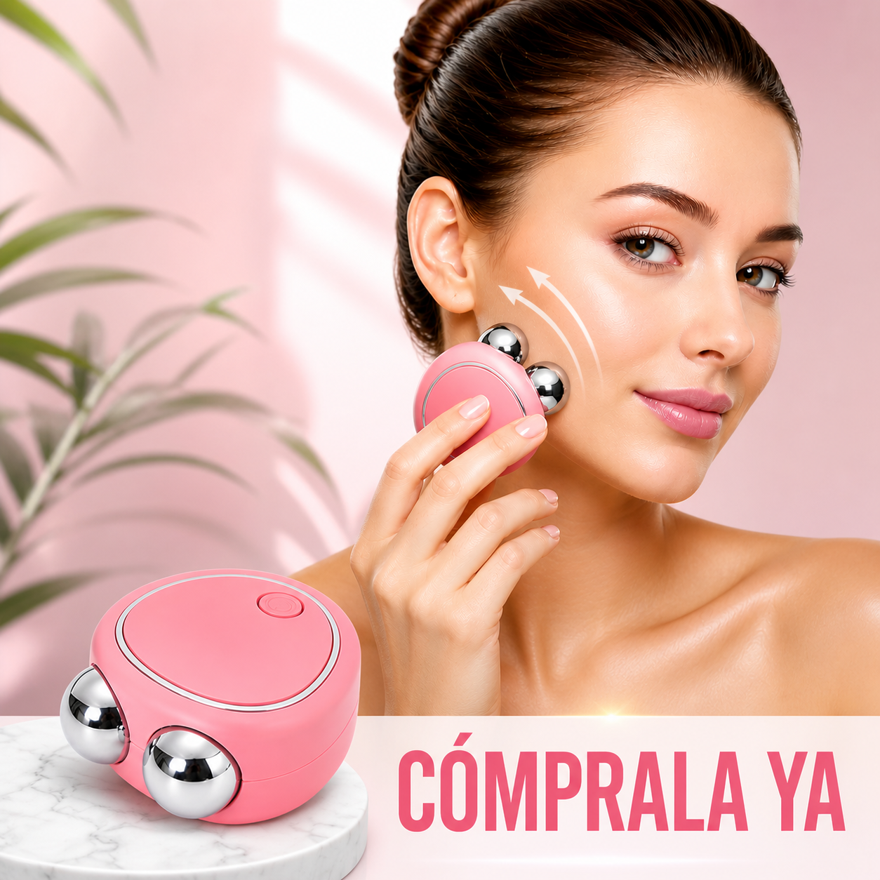 Lifting Facial en Casa - Masajeador Facial Microcorriente — Efecto Lifting en 5 Min/Día ✨