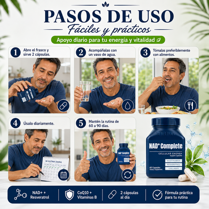 Longevix™ — Fórmula Completa para Vitalidad, Enfoque y Protección Antioxidante