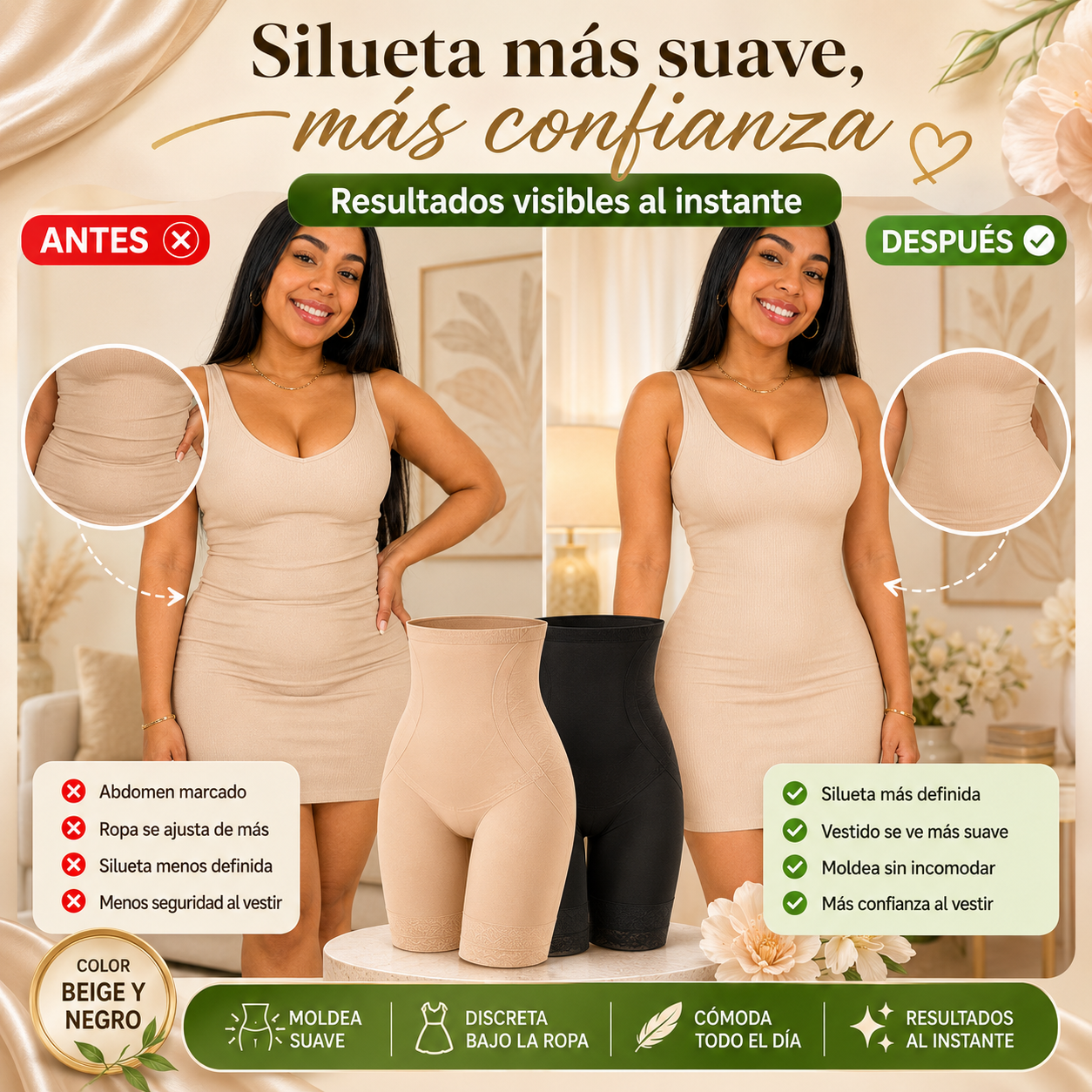 MoldeaFit - Panty Faja Moldeadora — Silueta Más Definida Sin Incomodidad ✨